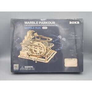ROKR Marble Explorer Marble Run LG501 Laser Cut 3D Wooden Puzzle 260 Pieces NIB